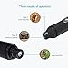 Pet Nail Grinder Dog Nail Clipper Trimmer Claw Care, Pet Electric Nail Grinders Quiet Claw Grooming, USB Rechargeable Potable Stress-Free Nail Grinders Dog, Cat, Rabbit Bird (Matte Black)