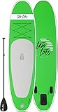 Ten Toes 10' Weekender Inflatable Stand Up Paddle Board Bundle, Green - 2017