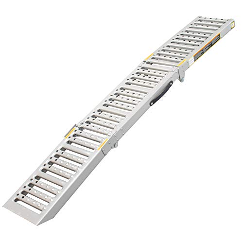 TC TECHNIC SK2667 Auffahrrampen 2er Set für Motorräder PKW Quads maximale Gesamttragfähigkeit 1600 kg aus Profilstahl… – Bild 7