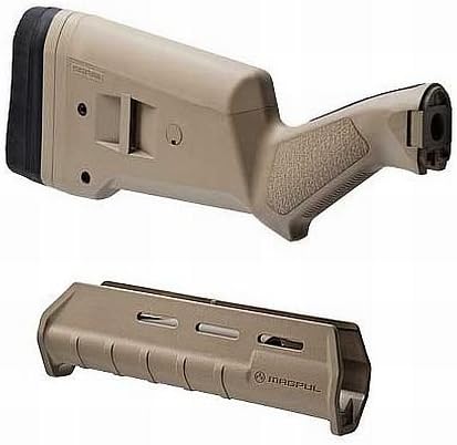 Magpul Stock Set For Remington 12 Gauge Pump Shotgun - Dark Earth