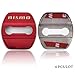 4Pcs Nismo Glossy Red Car Door Lock Protective Cover Case Emblem Sticker Decal Fit For 90% Vehicles