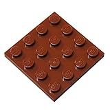 LEGO Parts and Pieces: Reddish Brown 4x4 Plate x20