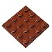 LEGO Parts and Pieces: Reddish Brown 4x4 Plate x20