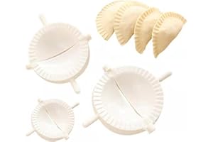 KIMISS 3 Pcs Dumpling Maker Mold for Kitchen, Multipurpose Pasta Press Tool, Easy Gyoza & Meat Pie Shaper, Efficient Wrapper 