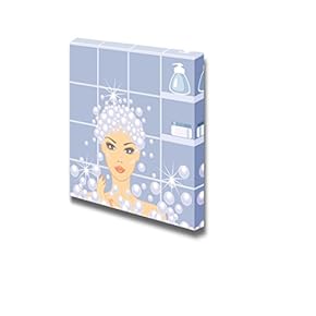 Canvas Prints Wall Art - Spa Beauty for Spa or Salon Art | Modern Wall Decor/Home Decoration Stretched Gallery Canvas Wrap Giclee Print. Ready to Hang - 12" x 12"