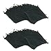 AOMGD 1 X Pack Of 25 Large 7" X 5" Pouches - Elegant Black Velvet Drawstring Jewelry Bags primary