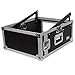 Seismic Audio - SAMRC-4U - 4 Space Rack Case with Slant Mixer Top - PA/DJ Pro Audio Road Case