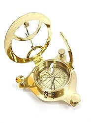 5" Sundial Compass Solid Brass Sun Dial