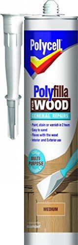 Polycell Polyfilla Wood General Repair 480gm Medium Cartridge by Polycell