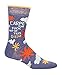 Blue Q Socks, Men's Crew, Carpe The F--k Out of This Diem,Blue, Yellow, Orange, Red,,Men's Shoe Size 7-12