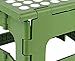 Kikkerland Rhino Foldable Step Stool – Holds Adults up to 300 Lbs, Best for Kitchen & Bathroom – Collapsible, Portable, Lightweight Stepping Stool with Sturdy, Non-Slip Design – Green, 8”