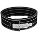 DEFY Power Lifting Belt Lever Buckle Genuine Leather 10MM Gym Training Exercise Belt Black