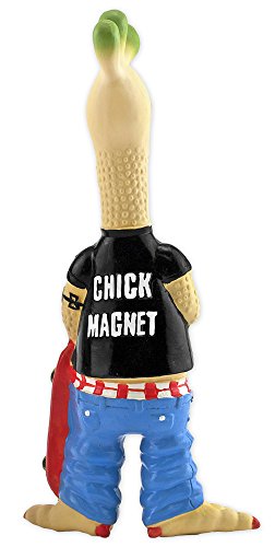 Ruffin' It Tony Mohawk Latex Chicken Pet Toy, Small