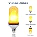 CS & Co. LED Flame bulb light bulbs, Fire Decorative Flickering effect, 105pcs 2835 Simulated Decor Atmosphere Lighting Vintage Flaming for Bar, patio, Festival Decoration By