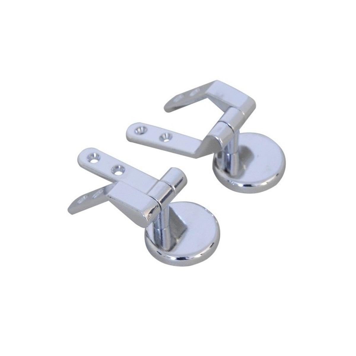 MSV 140334 Zinc Hinges for Toilet Seat - Multi-Colour