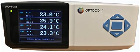 Optocon - 4-Channel Bench Top Fiber Optic Temperature Monitoring System with TS3 Sensors