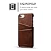 Slim Credit Card Holder, Thin PU Leather Front Pocket Travel Wallet Brown