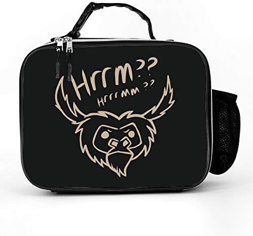 AVBER Durable Detachable leather Lunch Bag with Beef-alo - Dont Starve Together Lunch Box For Teen Girls for Women Men Adults College Work Picnic Hiking Beach Fishing