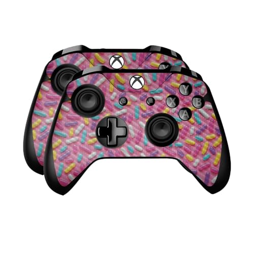 Carbon Fiber Skin Compatible with Microsoft Xbox One Controller (2 Pack) - Spri…