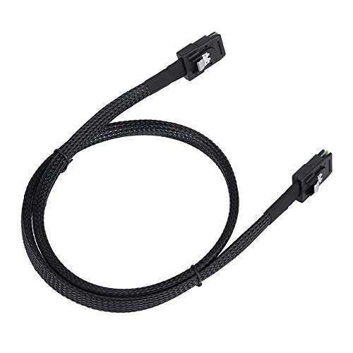 CableDeconn 0.7M Internal Mini SAS 36-Pin to SFF-8087 Cable - Black - Thumbnail 7