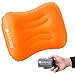 Inflatable Outdoor Travel/Camping Pillow - 4 Colors - Sleep Soundly With This Innovative Cushion Which Fits In Your Pocket - Brushed Silky Layer for Extra Comfort - Perfect For The Adventurer, Orange 