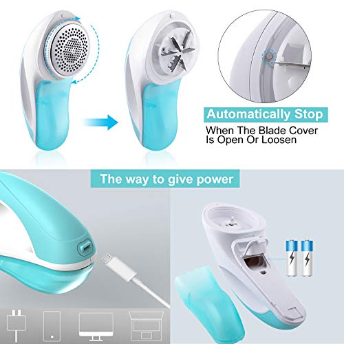 image for YMWVH 2019 Sweater Shaver Fabric Fuzz Remover, Rechargeable Pill L