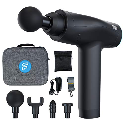 Dolamee Percussion Massage Gun, Professional Cordless Handheld Deep Tissue & Muscle Massager with 4 Speeds and Quiet Brushless Motor - Thumbnail 7