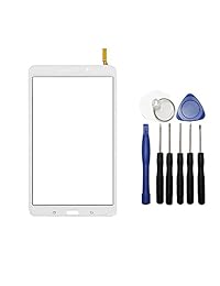 lshtech visualización táctil de vidrio digitalizador para Samsung Galaxy Tab 4 8.0 SM-T330 WiFi Versión (Color Blanco)