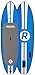 iROCKER Inflatable All-Around Stand Up Paddle Board 10' Long 32
