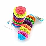 BeautyFou Rubber Cute Pet Dog Puppy Dental Teething Healthy Teeth Gums Chew Play Toy