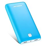 [Upgraded] POWERADD Pilot X7 20000mAh Power Bank Dual USB Port External Battery Pack LED Flashlight Portable Charger Compatible for iPhone Xs Max, 8, 7 Plus, iPad Pro, Mini, Galaxy S9 More - Blue