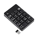 Elftear 18 Keys 2.4G Wireless USB Numeric Keypad for MacLaptop Tablet Desktop PC Computer Compatible with Windows and OS System