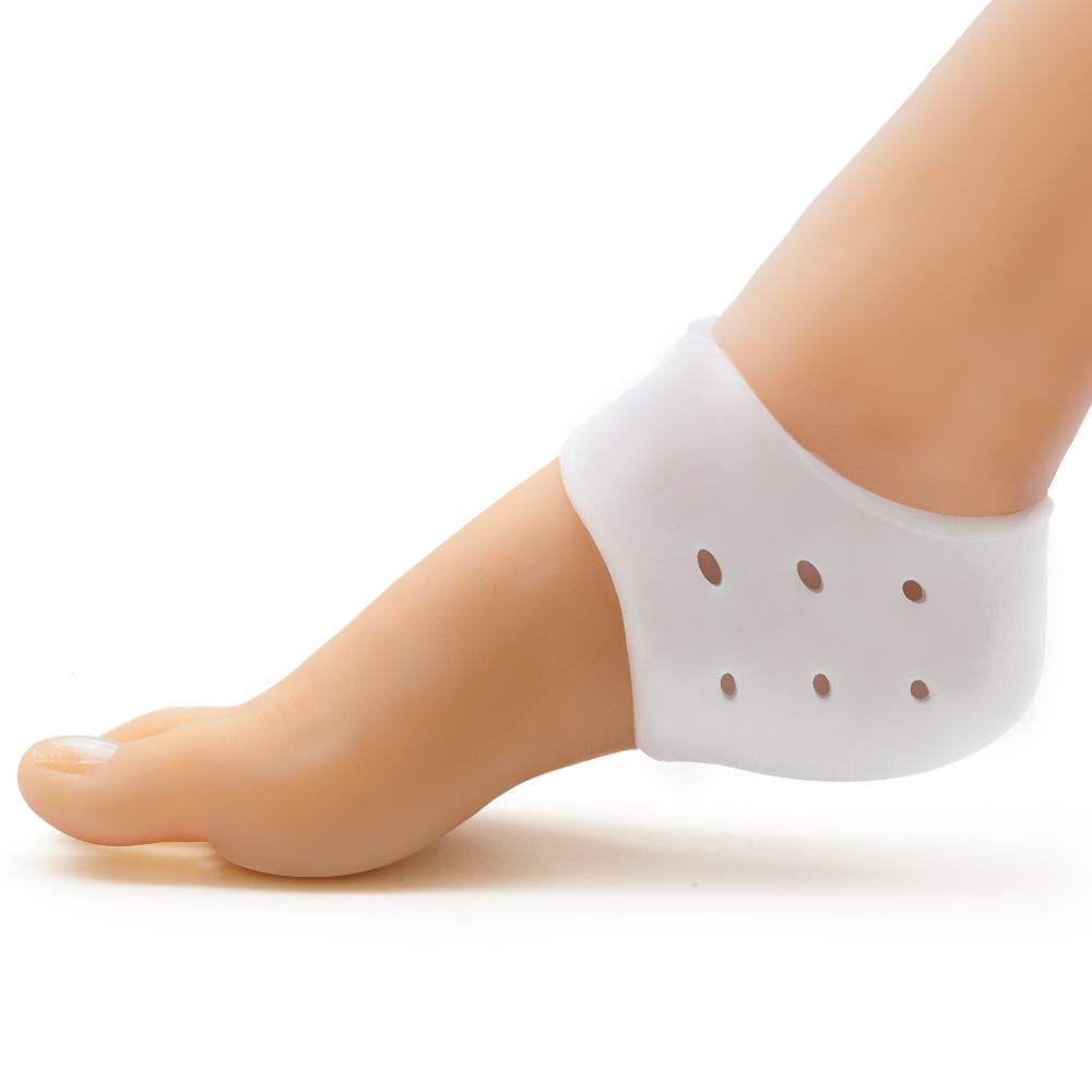 Welnove 2 Pairs Heel Cushion Pads, Heel Protectors Back Foot Sleeve for