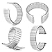 Men’s Stainless Steel Stretch Watch Band, Flex Radial Expansion Replacement Strap, 16-22 mm (Tow Tone)