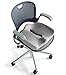 ComfiLife Orthopedic Coccyx and Posture Support Wheelchair and Office Seat Cushion for Back Pain and Sciatica Relief - Memory Foam
