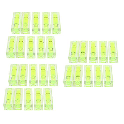 Flameer 30pcs Bubble Level Measuring Equipment Level Picture Hanging Level Mark Square
