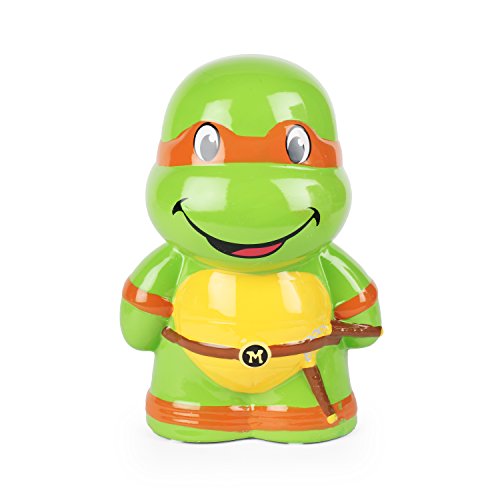 Teenage Mutant Ninja Turtles Michelangelo Mikey Ceramic Piggy Bank Coin Bank