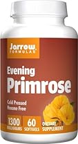 Jarrow Formulas Evening Primrose, Supports Women's Health, 1300 Mg, 60 Softgels