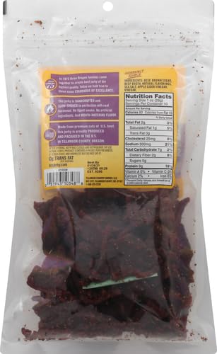 TILLAMOOK COUNTRY SMOKER REAL HARDWOOD SMOKED BEEF JERKY, SPICY & SWEET, 10 OUNCE