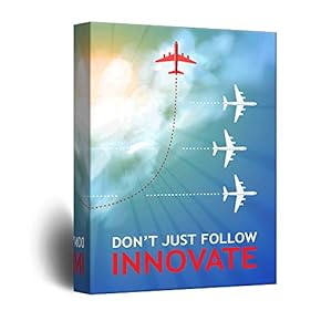 Inspirational Quotes Canvas Wall Art - Innovation Theme Slogan Don