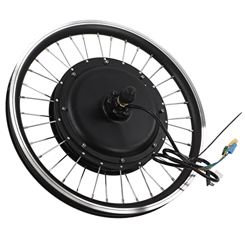 SUNGOOYUE Kit de Controlador de Motor de Bicicleta Eléctrica de 20 Pulgadas, Kit de Rueda de Motor de Tracción Trasera de 48V 1500W con Controlador 35A LCD S866 Meter