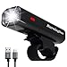 BurningSun USB Bike Light Bike Headlight Runtime 8+ Hours 400 Lumen Super Bright Bicycle Front Light Waterproof 4 Mode USB Rechargeable Cycling Riding Lamp LED Flashlight Fits All Bicycles, Road, MTB