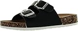 Women's Casual Buckle Straps Sandals Flip Flop Platform Footbed TRENDS SNJ Shoes