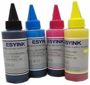 Esyink CISS Inkjet Printer Ink Tank 4 Colors for Canon 237/287/2770