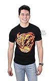 Harley-Davidson Mens Hog'N 4 Life Flaming B&S Black Short Sleeve T-Shirt - 2X