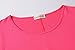 LARACE Women Short Sleeves Flare Tunic Tops for Leggings Flowy Shirt (1X, Rosepink)