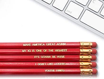 Trump - Inspirational Pencils Engraved With Funny And Motivational Sayings For School And The Office