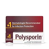 Polysporin First Aid Topical Antibiotic Ointment with Bacitracin Zinc & Polymyxin B Sulfate, For Infection Protection & Wound Care Without Neomycin, Travel Size, 1.0 oz