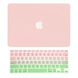 TOP CASE - 2 in 1 Bundle Deal Retina 13-Inch Rubberized Hard Case Cover and Keyboard Cover for MacBook Pro 13.3