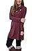 Our Precious Women's Long Sleeve Button Lapel Neck Sides Slit Shirt Dress